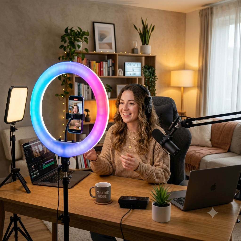 Aro de Luz LED RGB 26cm - Imagen 2