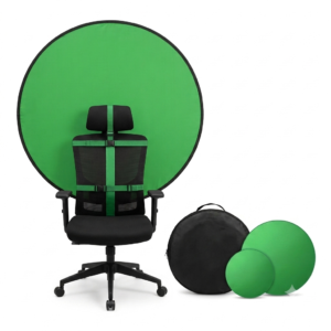 Fondo Virtual Pantalla Verde Croma 110cm para Silla – Portátil y Plegable