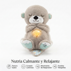 Nutria de Peluche Calmante Gris